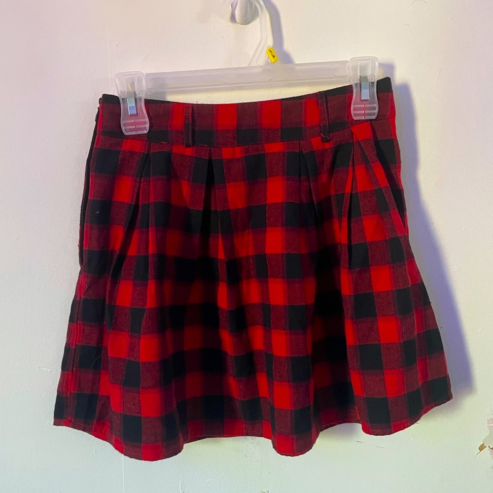 Super Cute Plaid Skirt